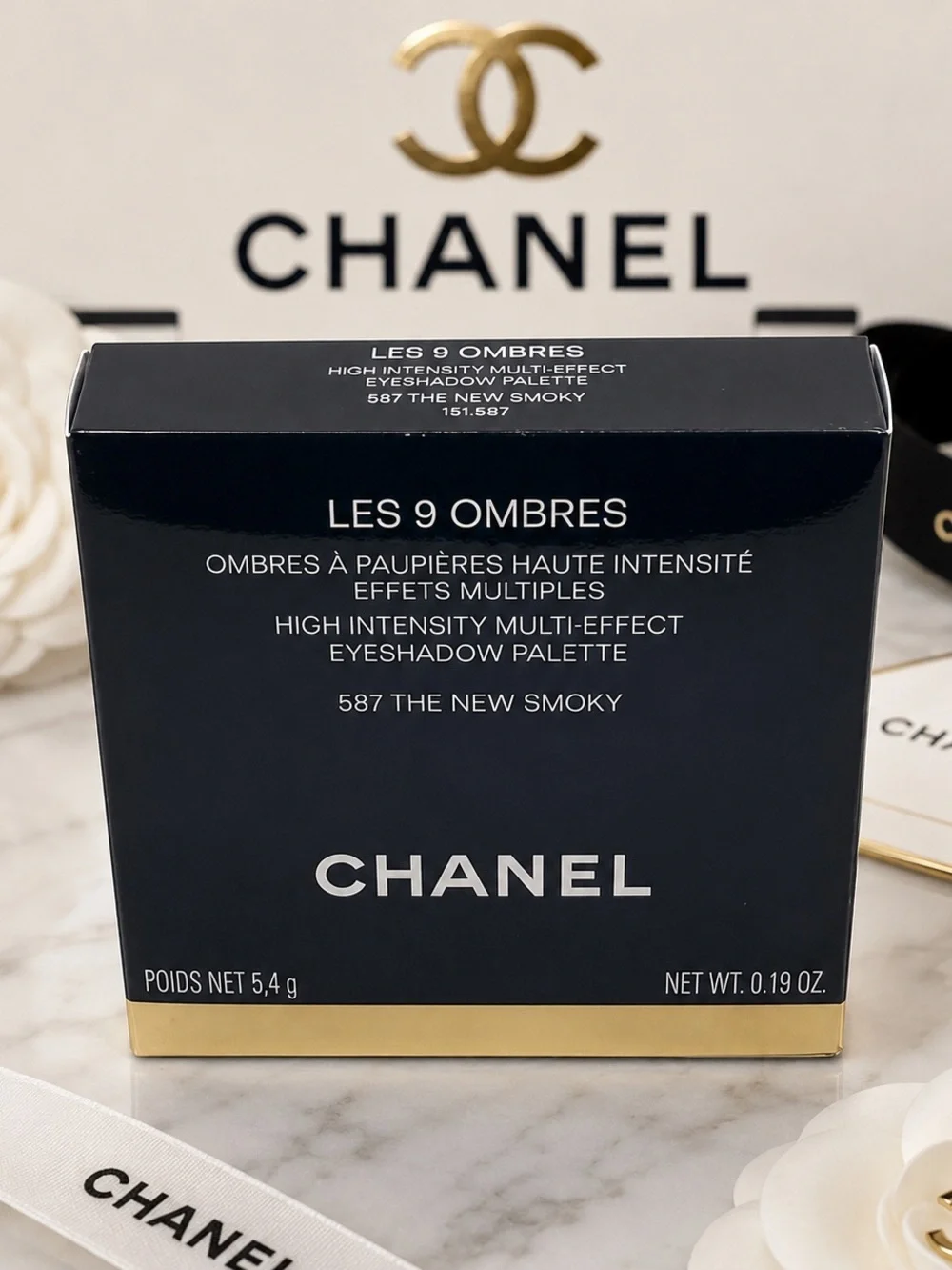 CHANEL LES 9 OMBRES 587 The New Smoky Eyeshadow Palette Limited Edition NIB